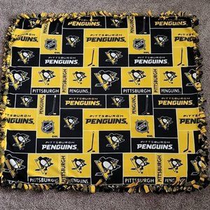 🍀 Pittsburgh Penguin No Sew Fleece Blanket